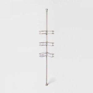 Target Threshold Tension Pole Aluminum Bath Shower Caddy (SHIP ALONE ITEM)